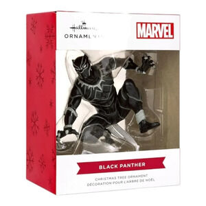 Hallmark Christmas  Ornament Black Panther NWT